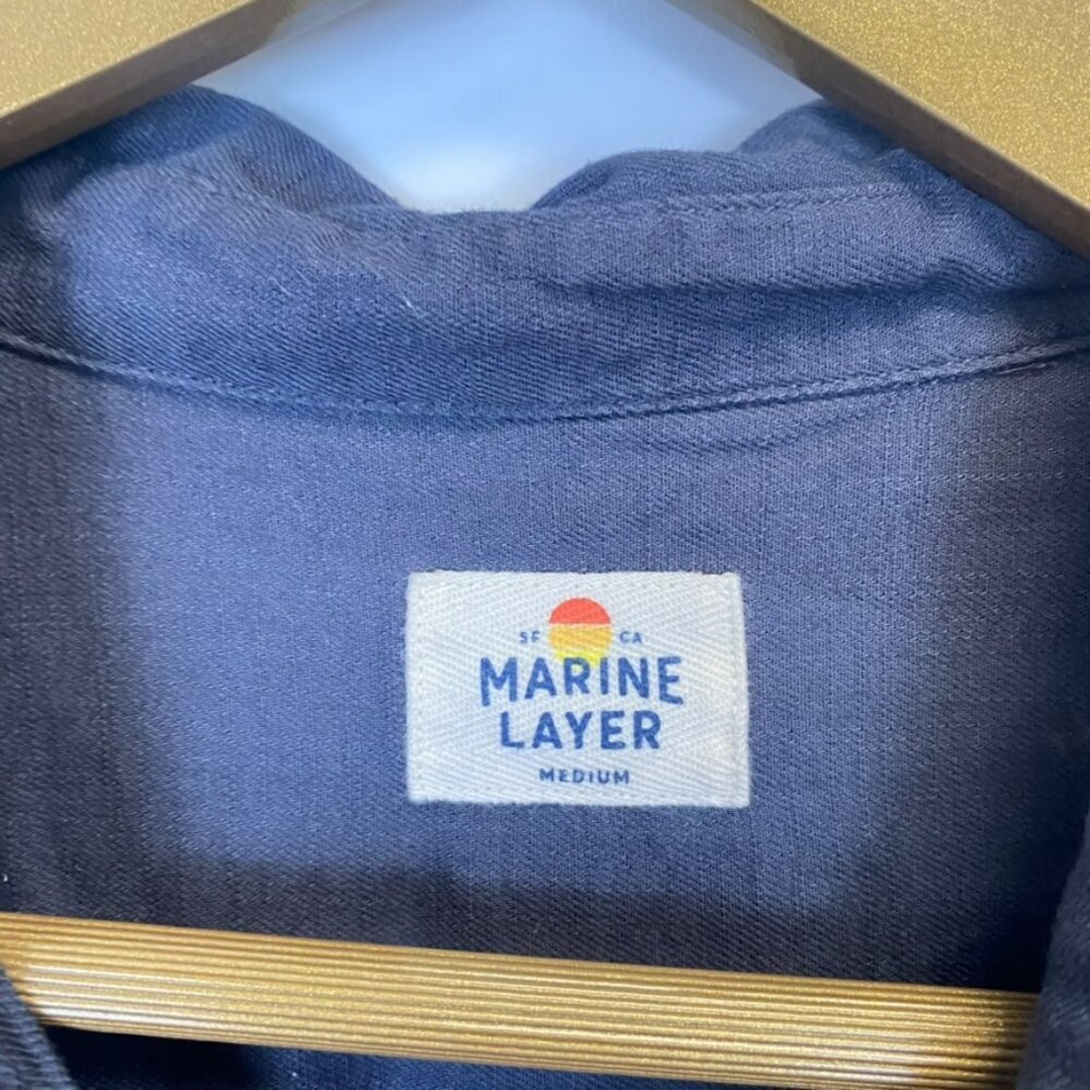 Marine Layer Embroidered Button Down - Picture 5 of 11